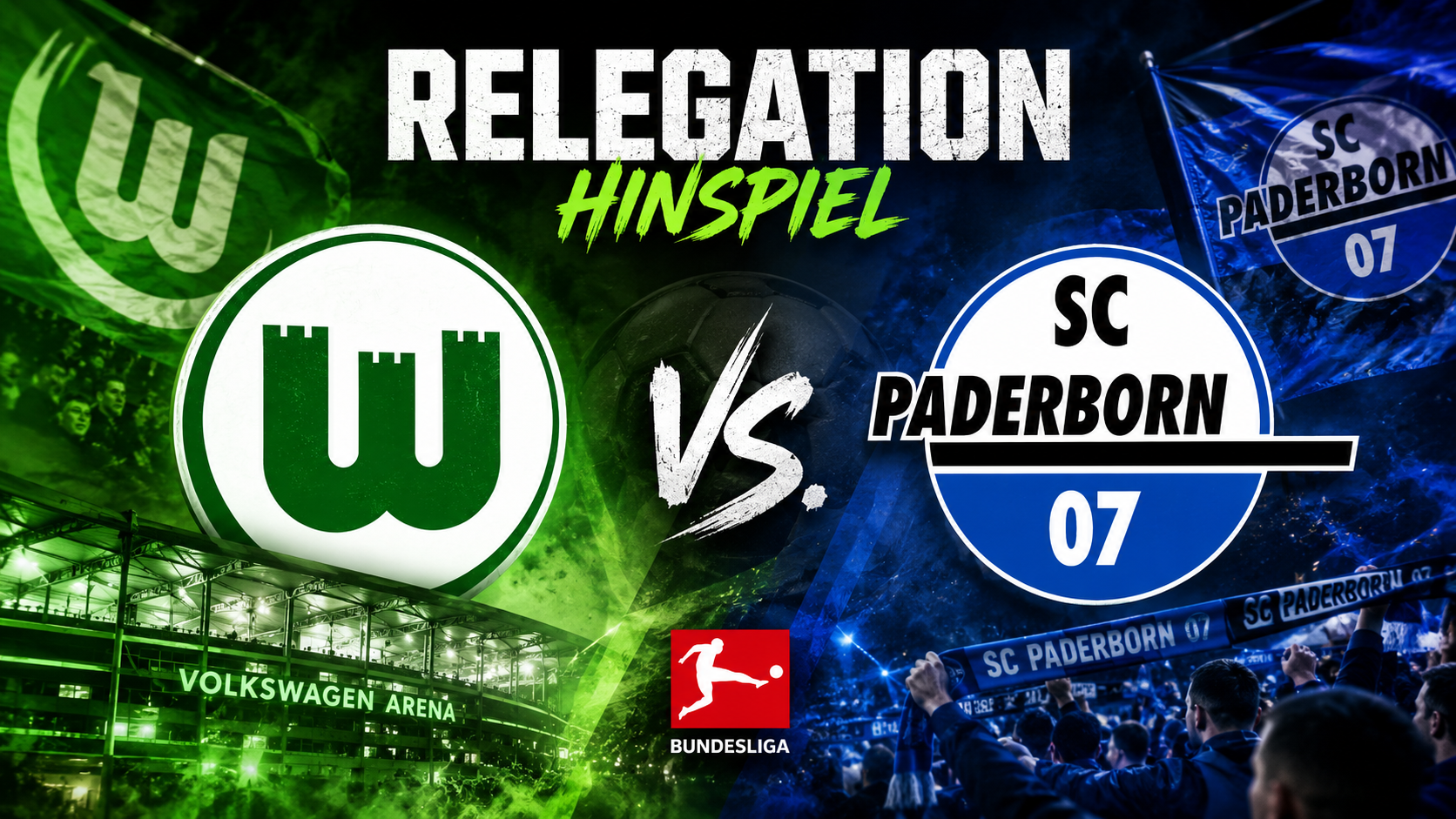 VfL Wolfsburg vs. SC Paderborn: Wer zeigt das Hinspiel der Bundesliga-Relegation heute live im Free-TV & Livestream?