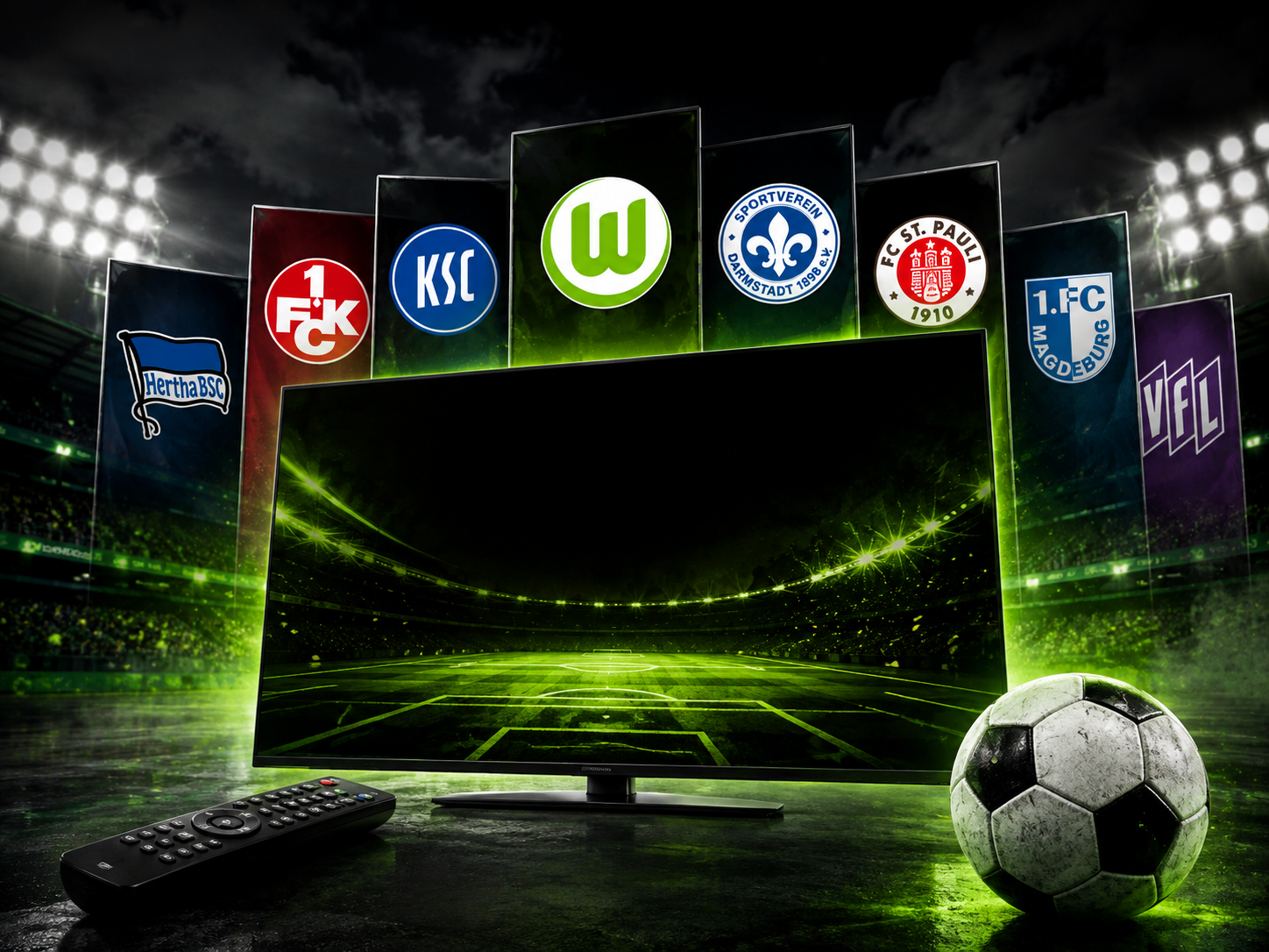 2. Bundesliga heute live im TV und Stream: Wer zeigt die Spiele im Free-TV?